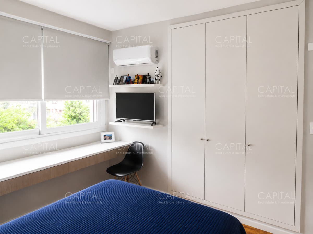 Apartamento de dos dormitorios en venta zona Pocitos