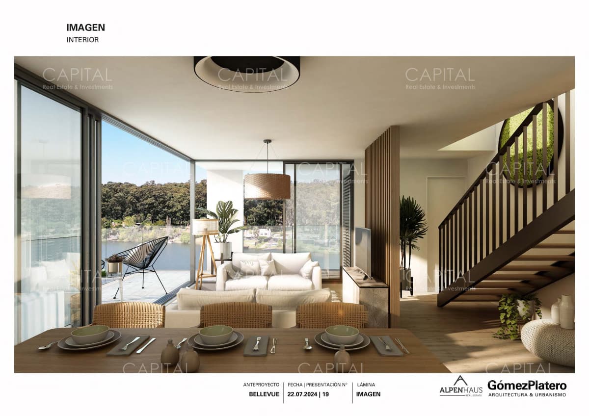 BELLEVUE - Exclusivo Penthouse Duplex de revista, vista al lago