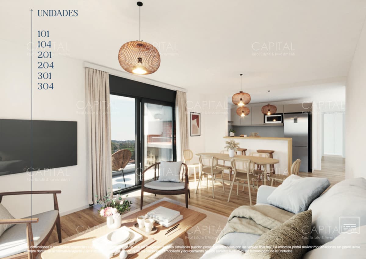 Apartamento 1 dormitorio frente al mar en Parque Carrasco