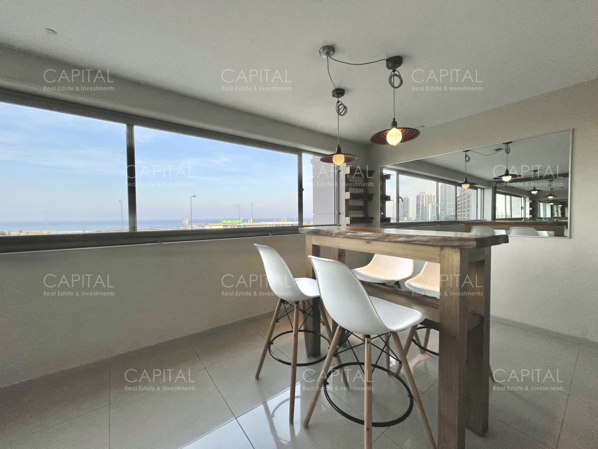 Alquiler apartamento tres dormitorios en suite en edificio de categoria playa Brava Punta del Este