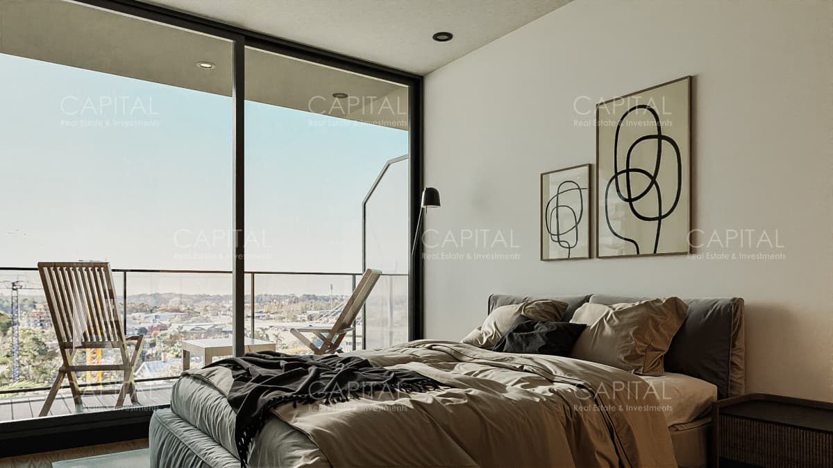 Apartamento 4 dormitorios en Torres Cristalinas con gran terraza y vista abierta