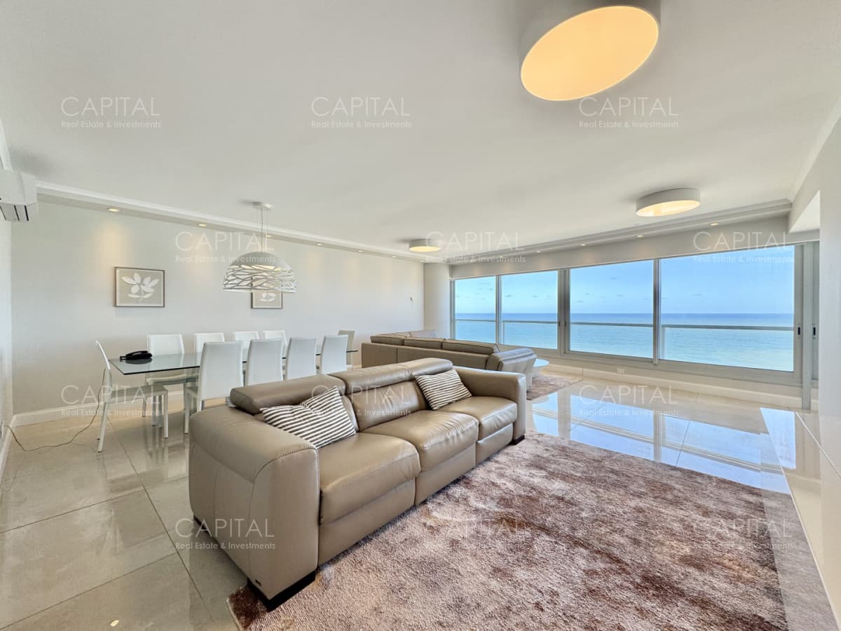 Le Parc esquinero piso alto en playa brava en venta