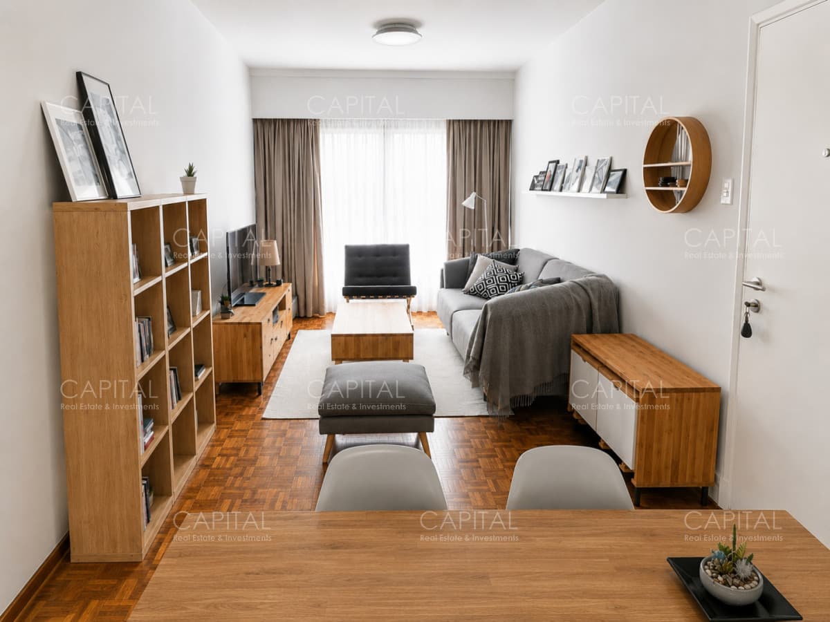 Apartamento de dos dormitorios en venta zona Pocitos