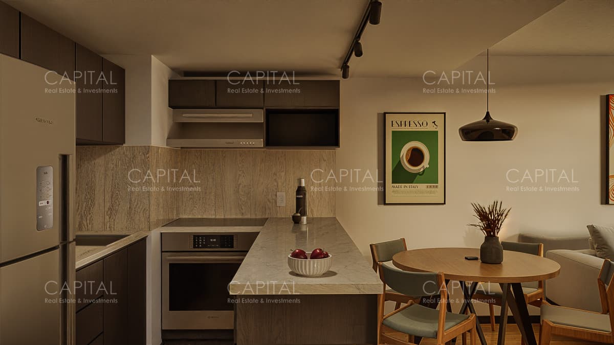 Apartamento 1 dormitorio en Lagos de Carrasco