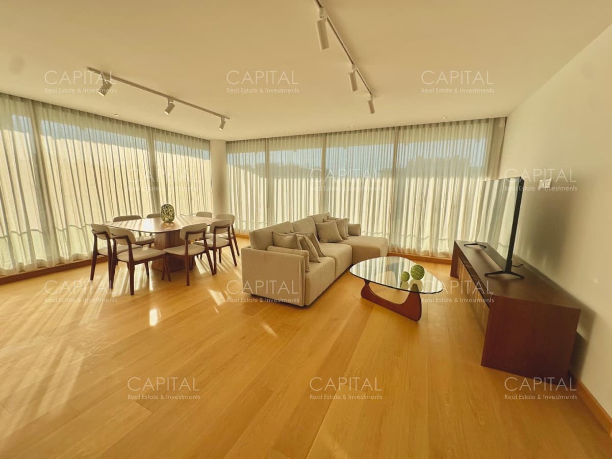 Apartamento de dos dormitorios con rooftop y parrillero propio en Complejo Alive Residences, Barrio Parques 2.