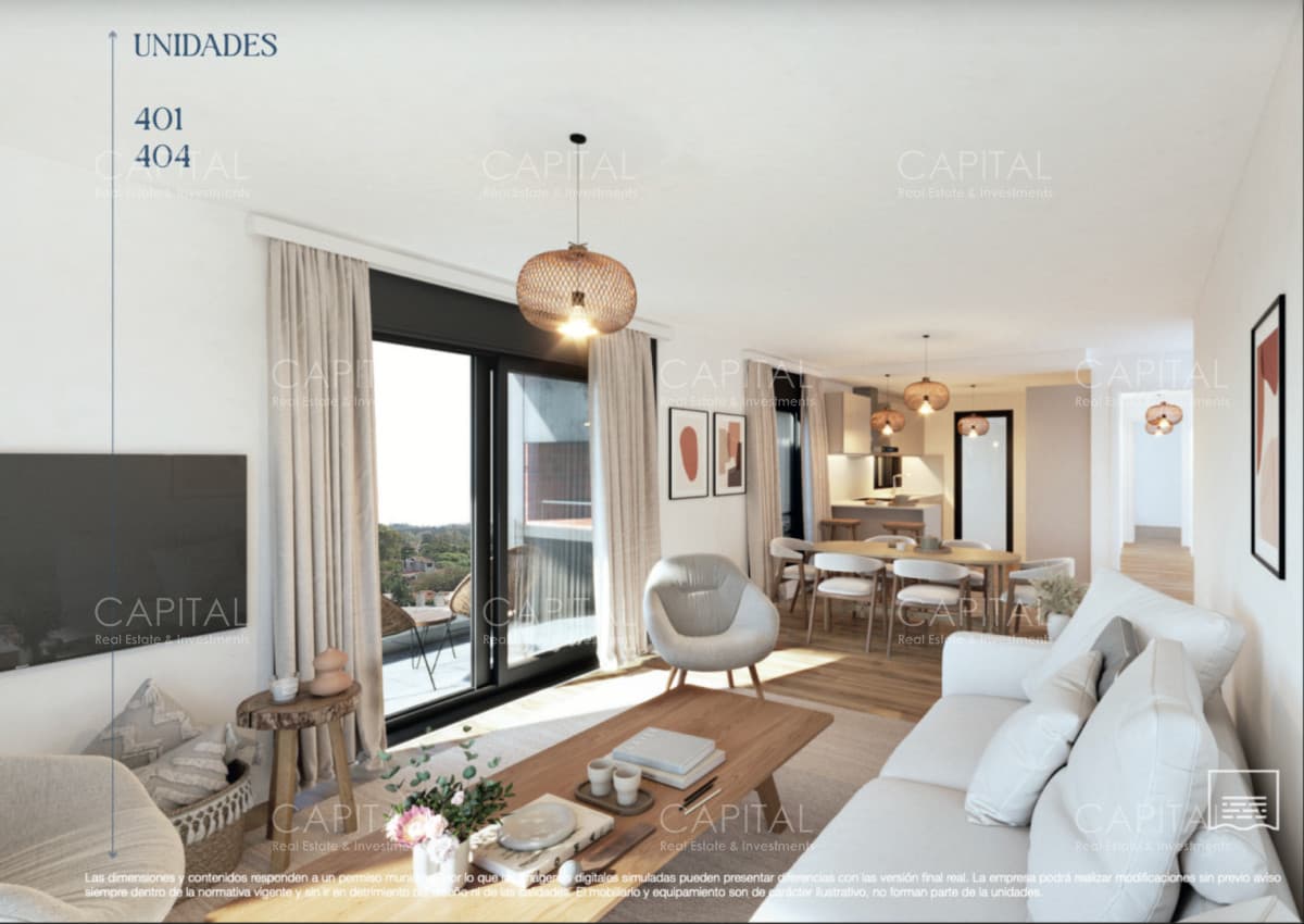 Apartamento 2 dormitorios frente al mar