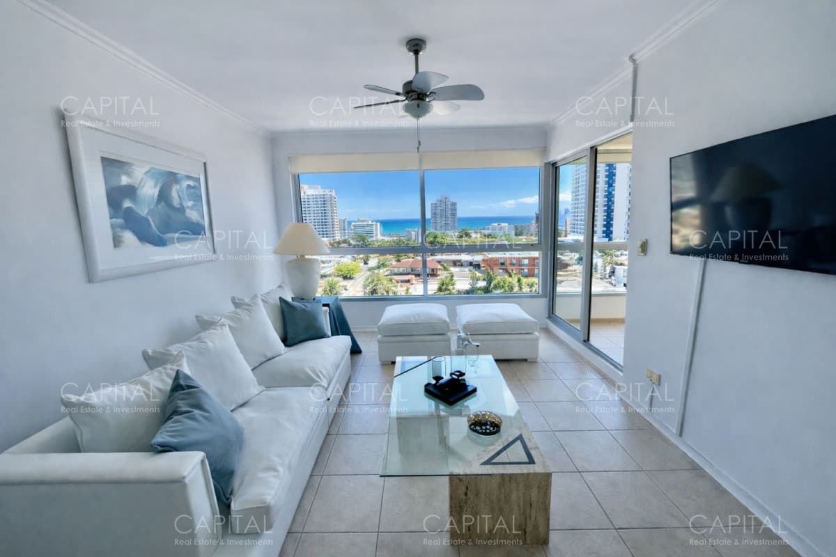 Apartamento dos dormitorios con vista al mar en venta