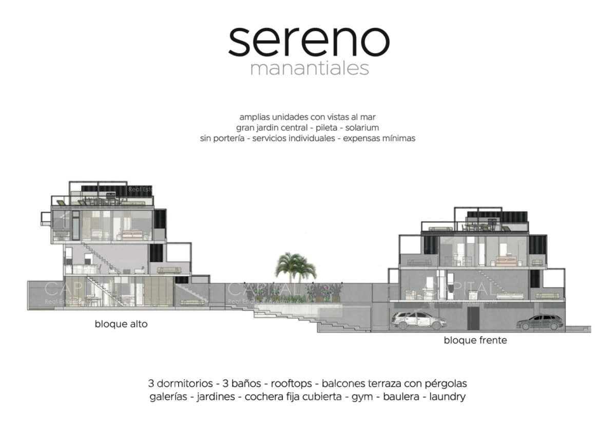 Departamento en Pozo duplex en Manantiales a 1 cuadra de Bikini Beach