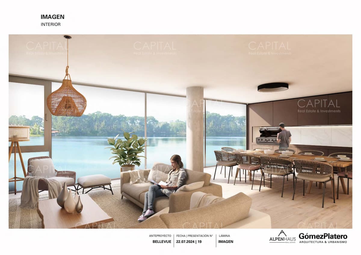 BELLEVUE - Exclusivo Apartamento de 1 Dormitorio - vista al lago!