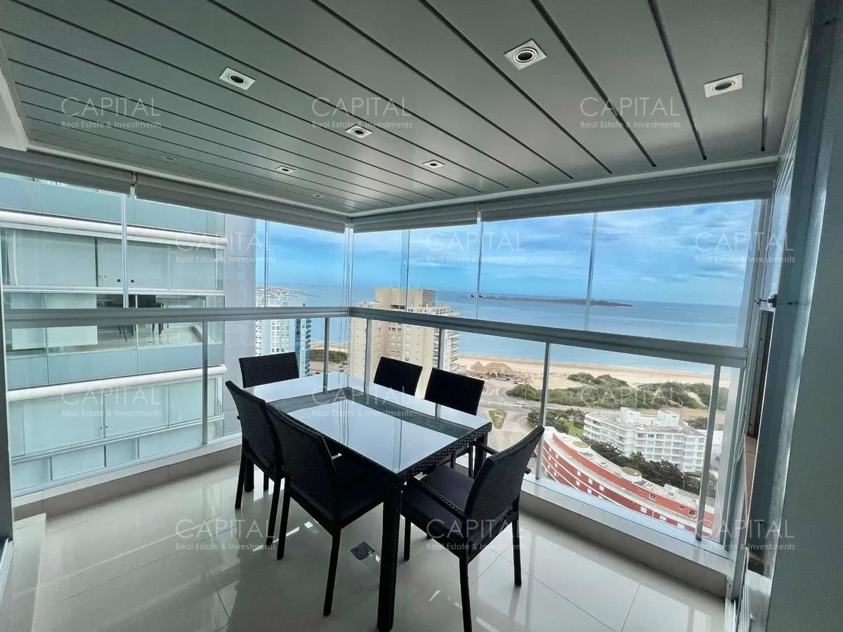 Apartamento en Miami Boulevard de dos dormitorios en venta, Punta del Este, Playa Mansa