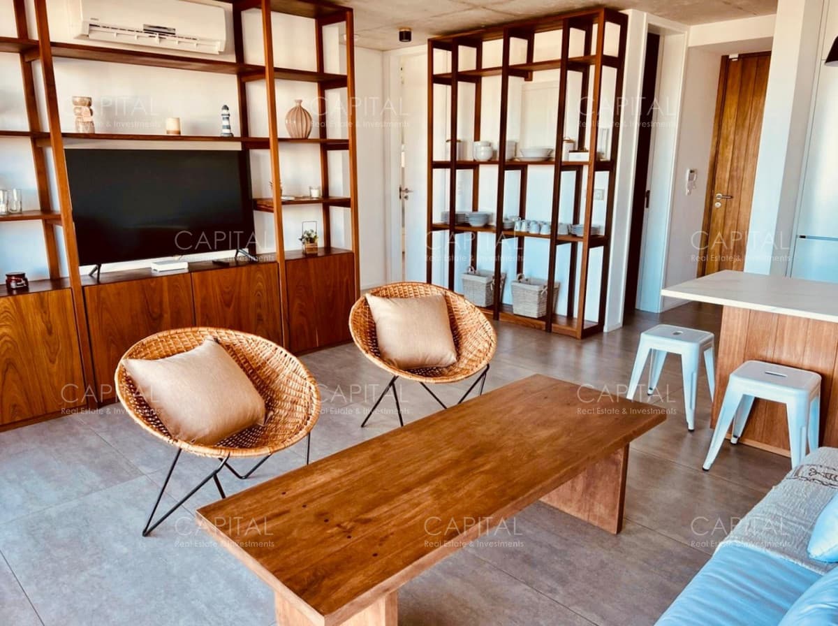 Departamento moderno 2 domitorios en Manantiales en venta