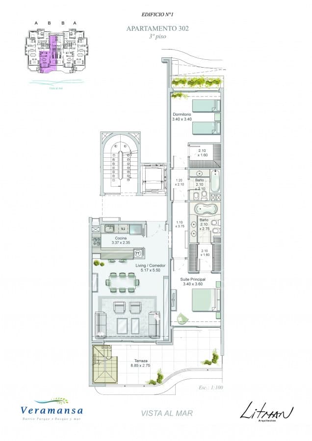 Excelente Penthouse en Venta Frente al Mar - Playa Mansa