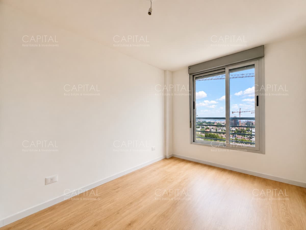 Apartamento de un dormitorio en venta piso alto en zona Tres Cruces