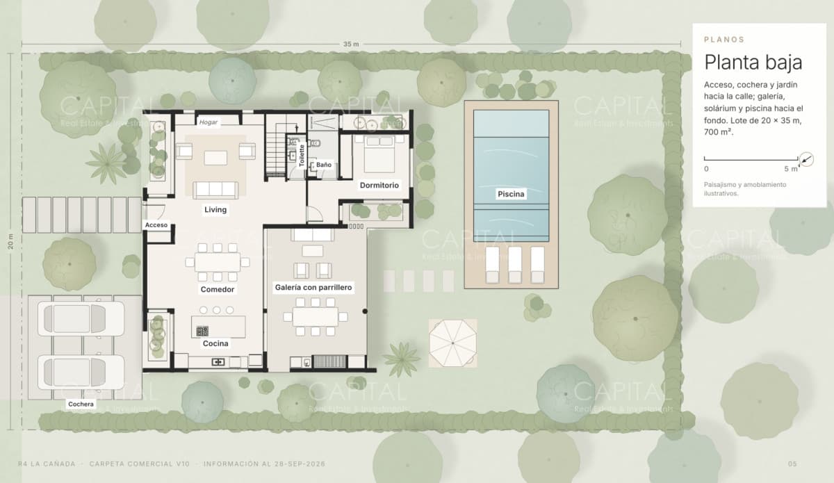 Casa en venta a estrenar en barrio cerrado La Cañada