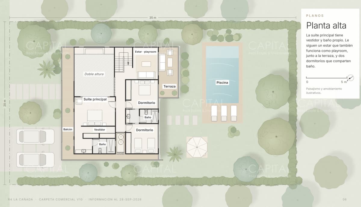Casa en venta a estrenar en barrio cerrado La Cañada