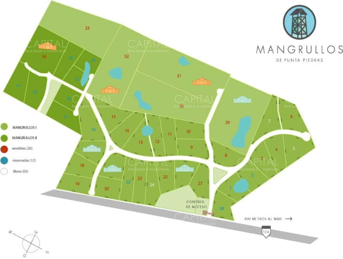 Lote en Venta Ruta 104 Mangrullos de Punta Piedra