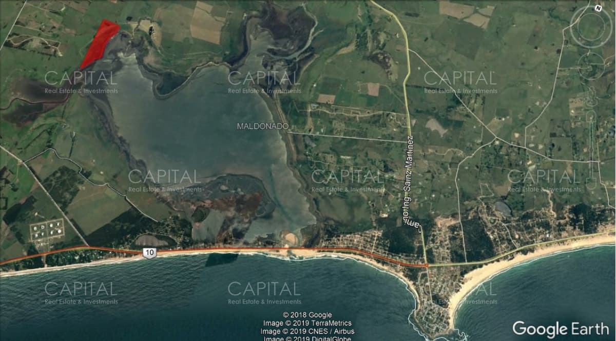 Chacra de 30 hectareas sobre Laguna de Jose Ignacio en Venta