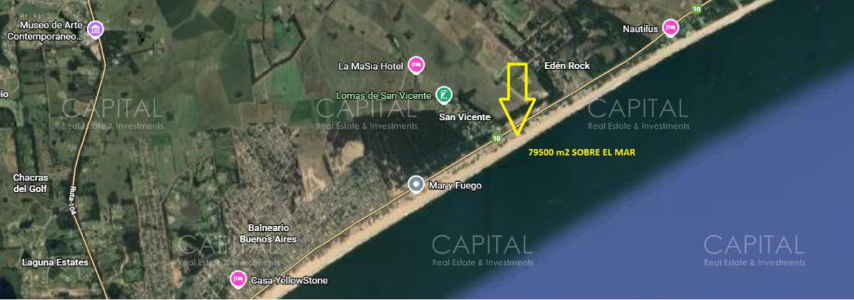 OPORTUNIDAD ÚNICA !! San Vicente- José Ignacio79500m2 sobre el mar