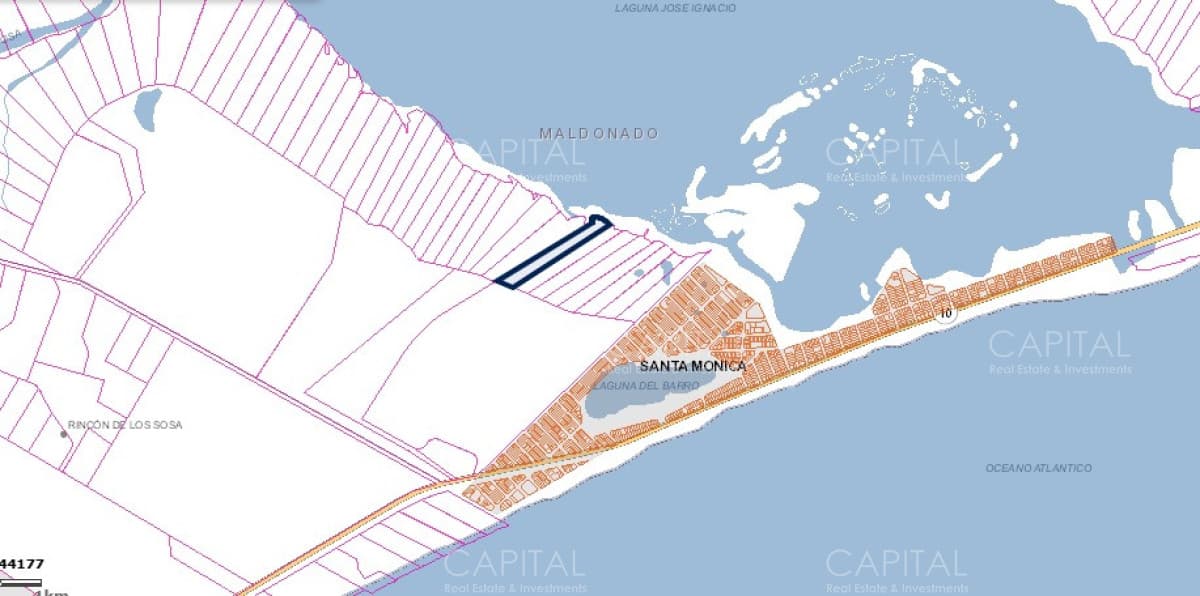 Chacra de 5 has sobre Laguna José Ignacio