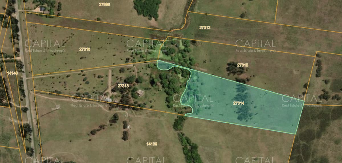Chacra de 5 has sobre ruta 104 próximo Pueblo Mío, NARBONA La Plantación
