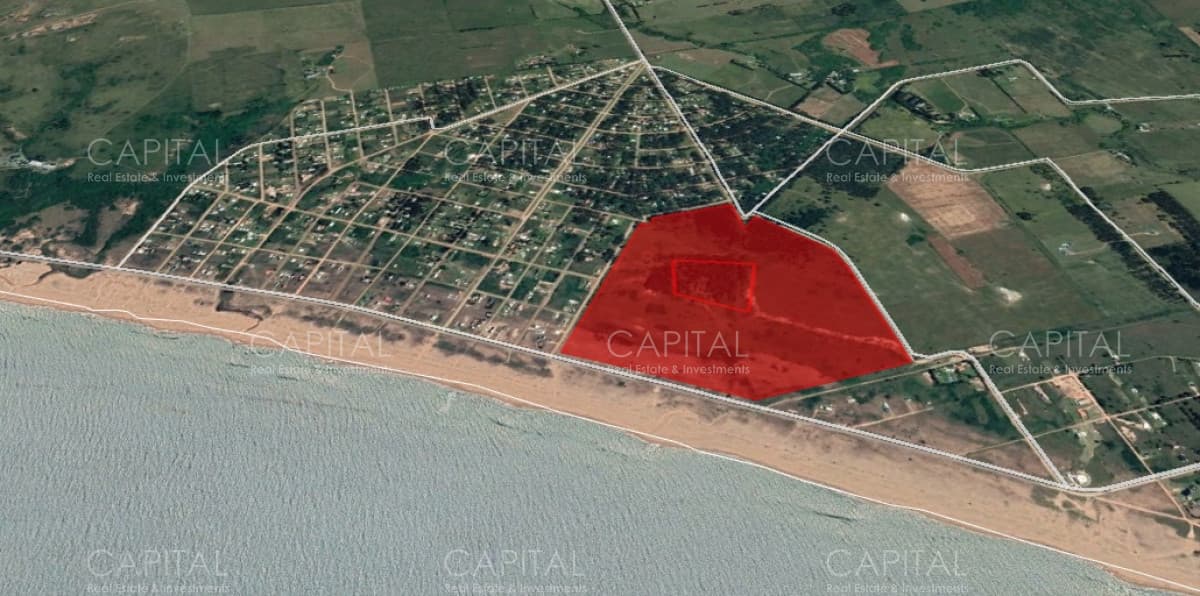 Gran Lote Frente al Mar en Venta - Punta Ballena - Punta Negra -  Piriápolis - Punta del Este Terreno Sobre el Mar