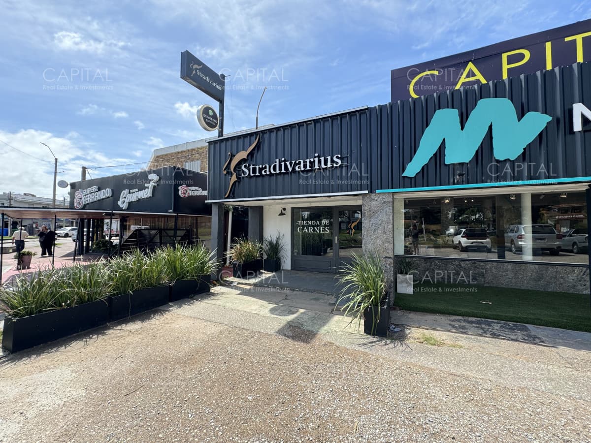 Local comercial en alquiler anual sobre avenida principal, Punta del Este.