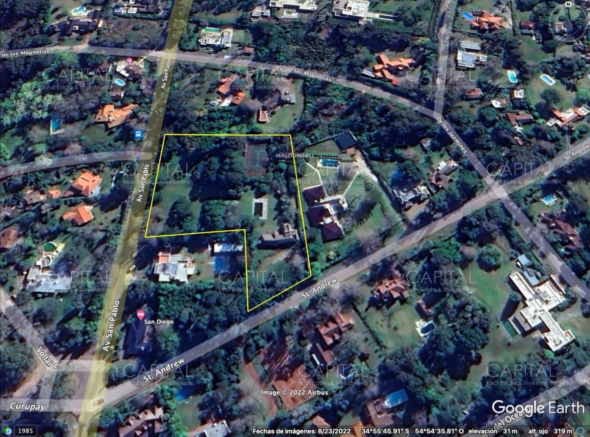 Venta de terreno en San Rafael, Punta Del Este