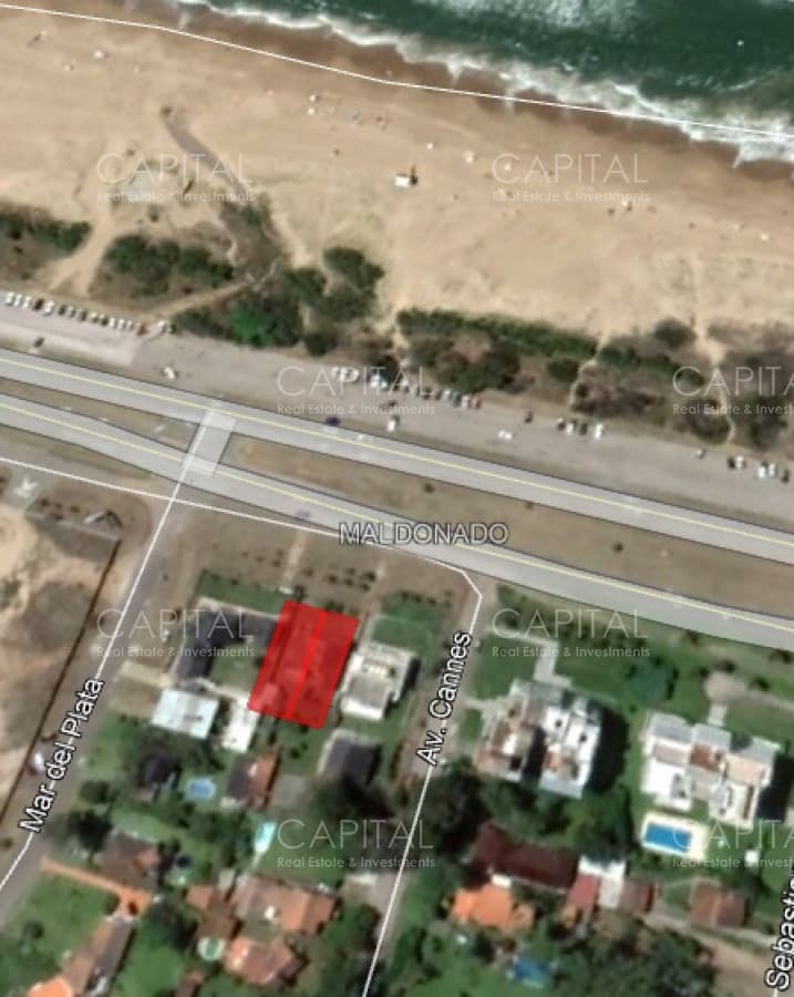 Excelente terreno en venta frente a Playa Brava