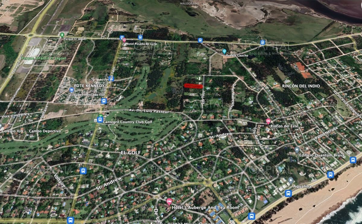 Terreno en Venta en Punta del Este Golf Beverly Hills Lindero a Aura Punta del Este