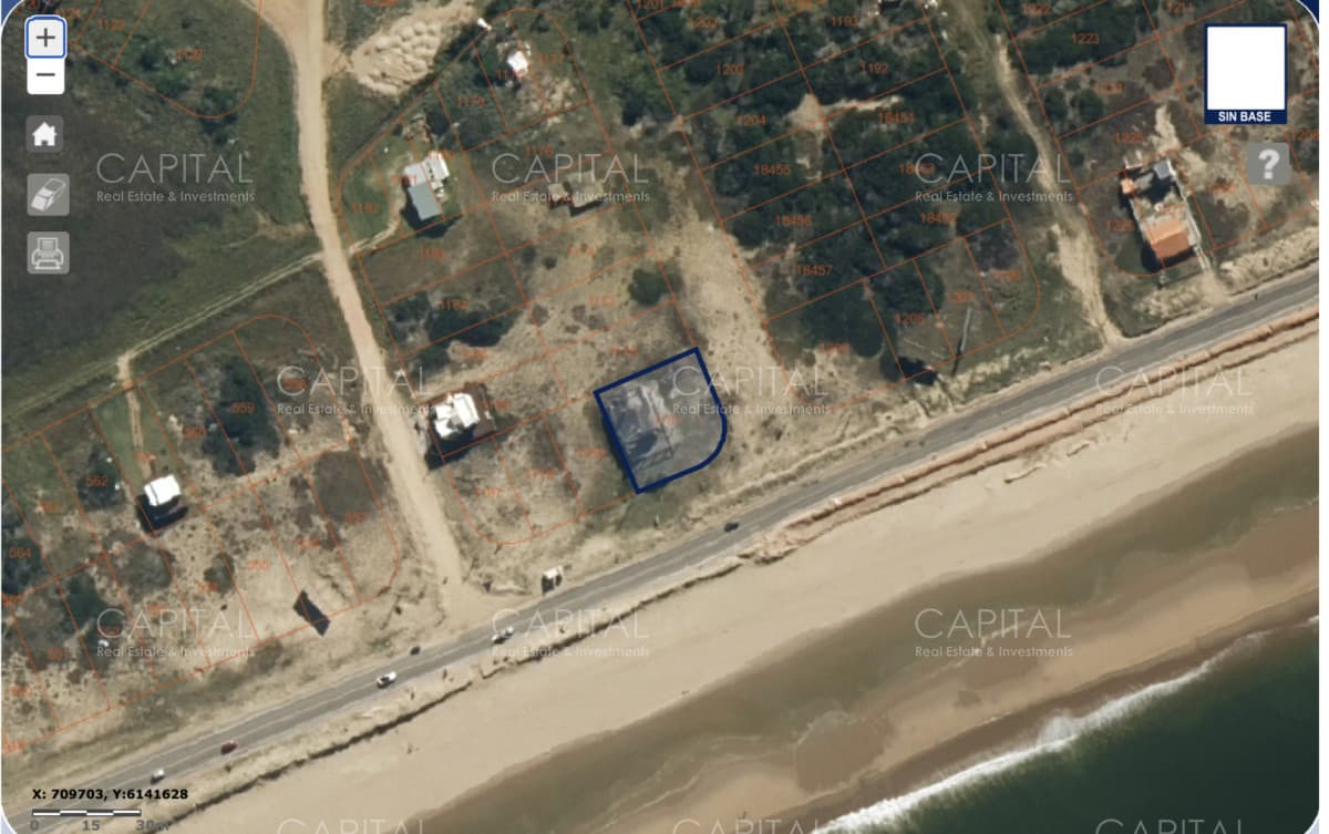 Terreno en primera línea en Santa Mónica Jose Ignacio