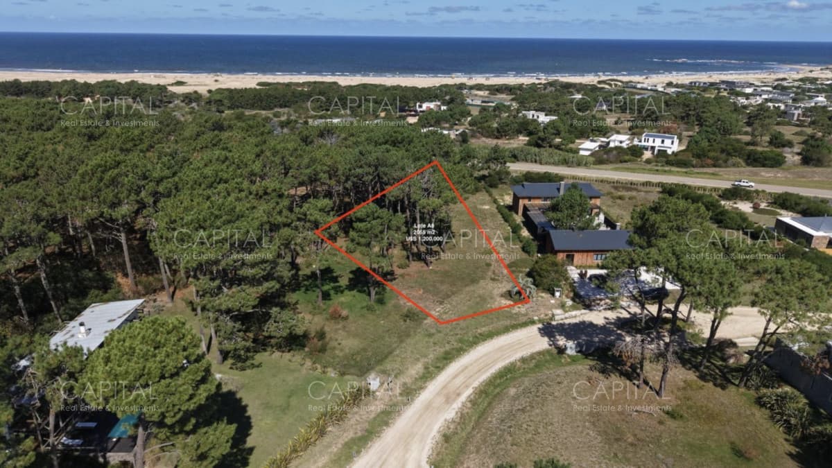 Lote en venta en barrio cerrado Pinar del Faro en José Ignacio