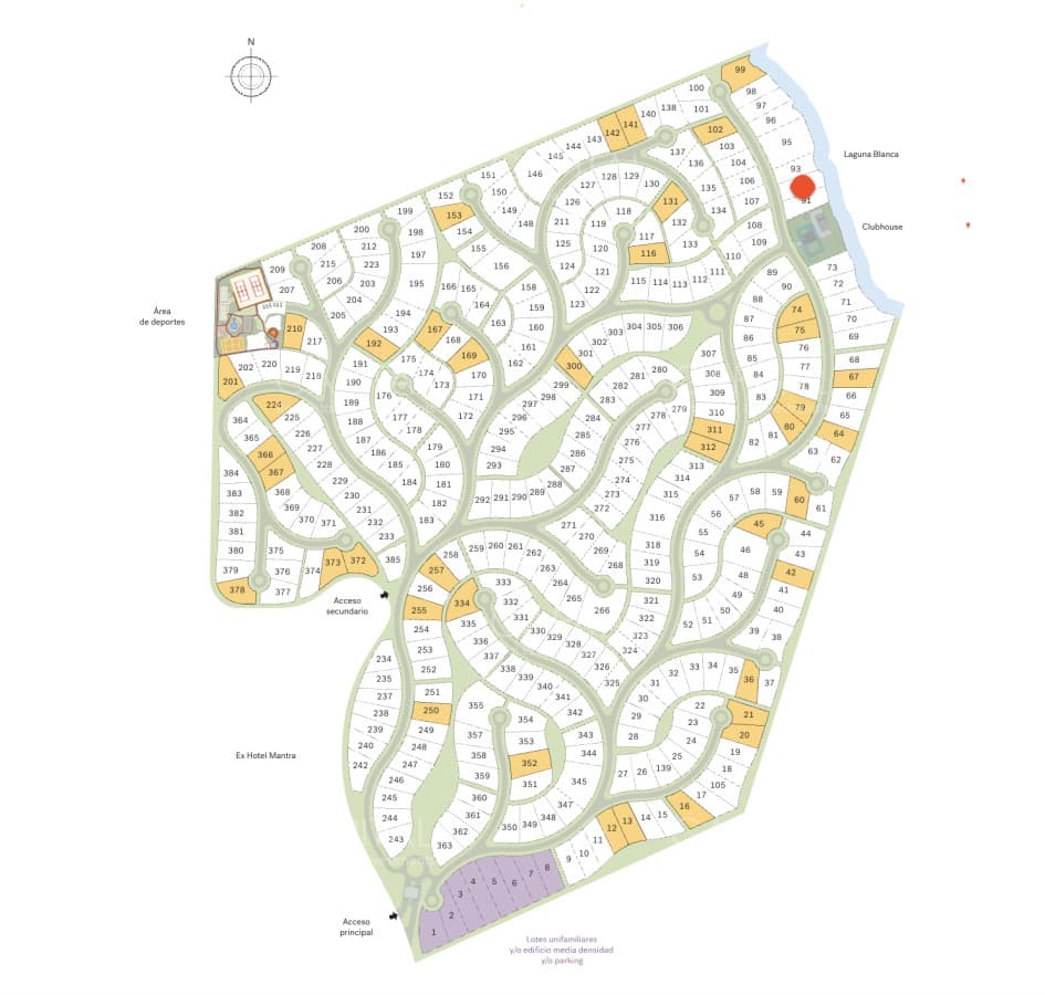 Lote en venta en Reserva Montoya primera linea de La Laguna