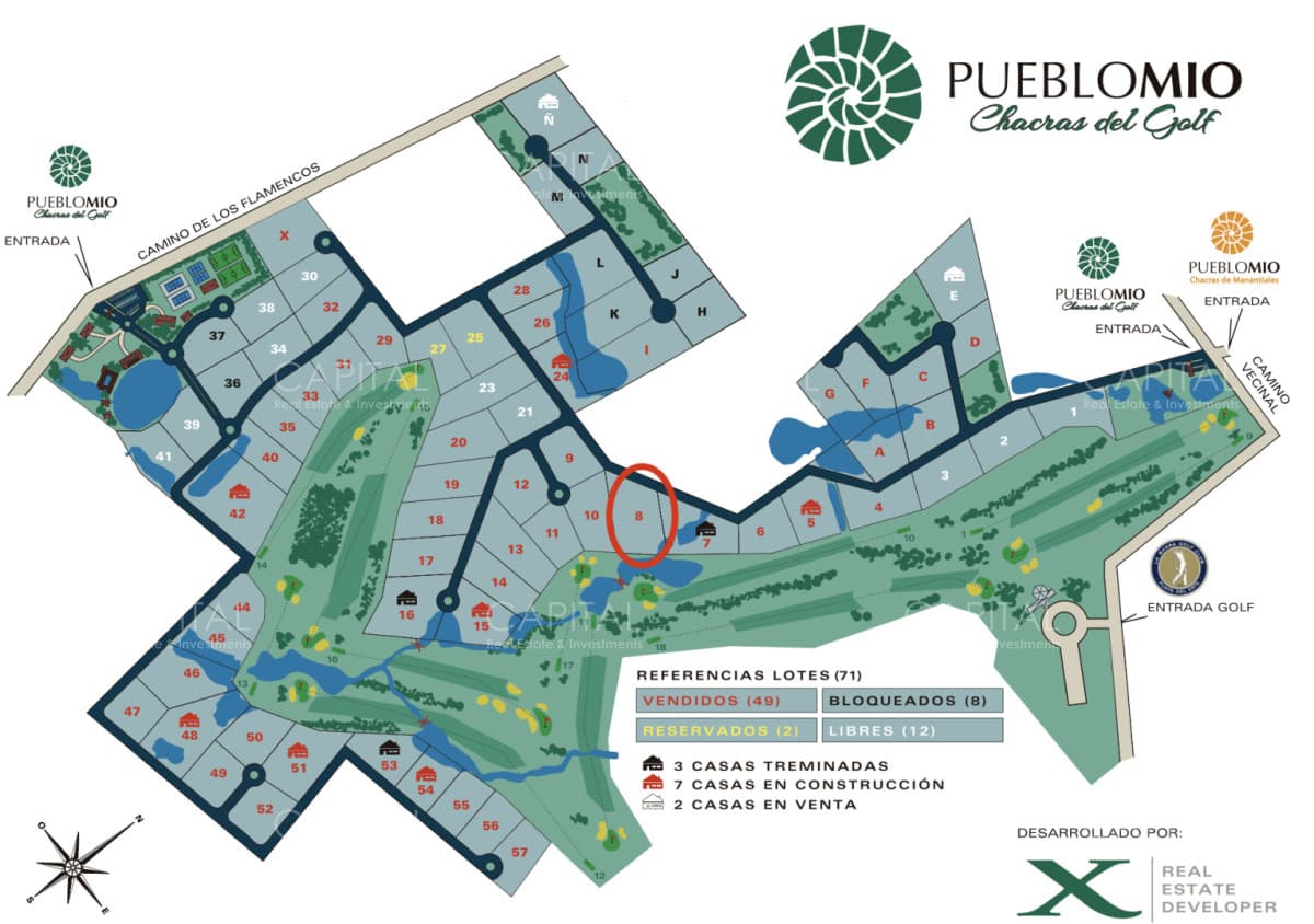 Terreno en venta en Pueblo Mio Golf  Ruta 104 Manantiales