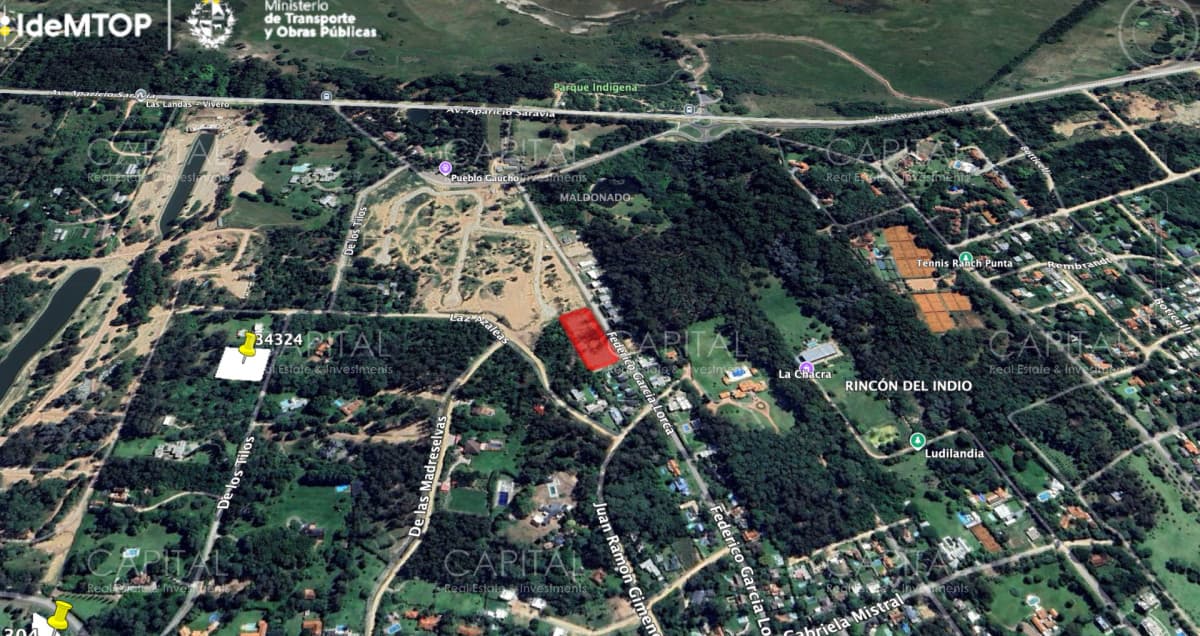 Terreno Apto para proyecto en Rincon del Indio