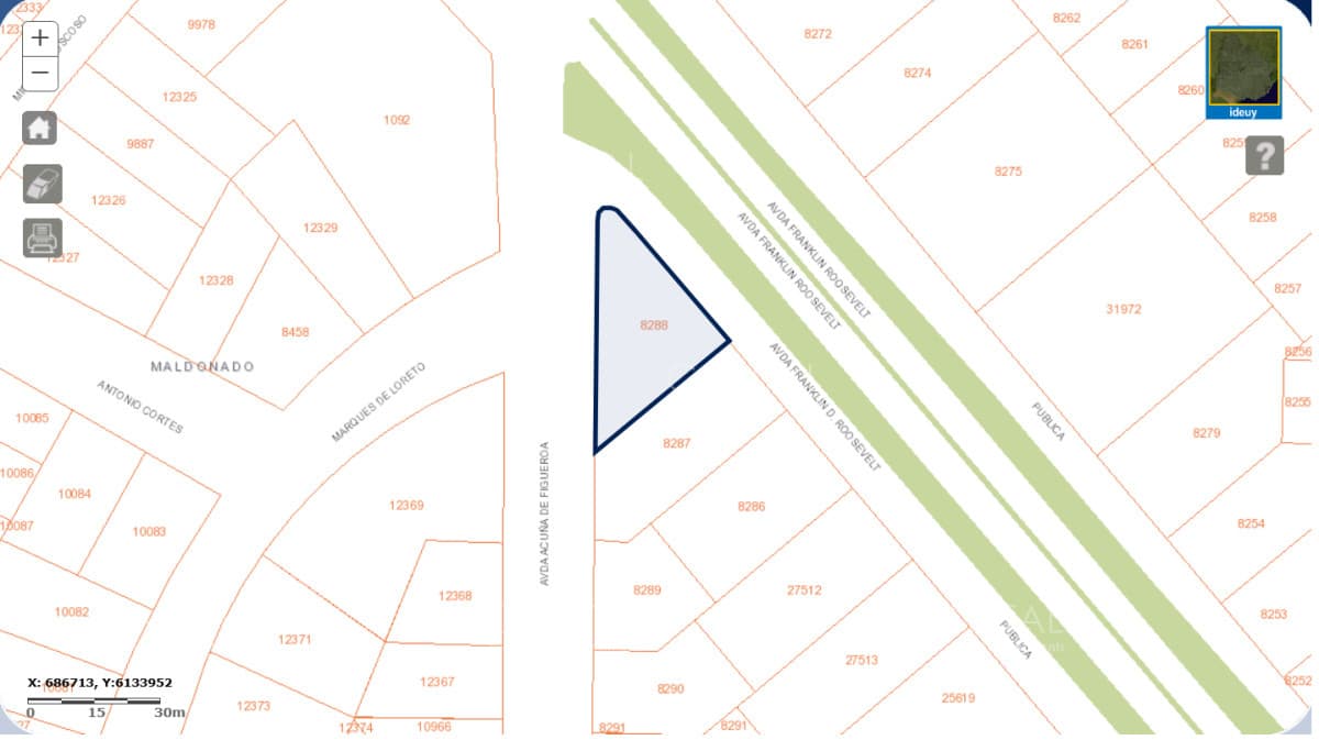TERRENO EN VENTA APTO PARA EDIFICIO EN PUNTA DEL ESTE