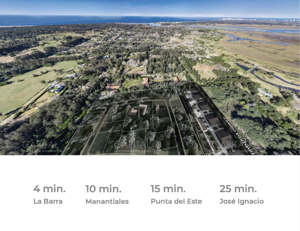 Lote en venta en barrio cerrado Estancia Miramar en Eguzquiza La Barra