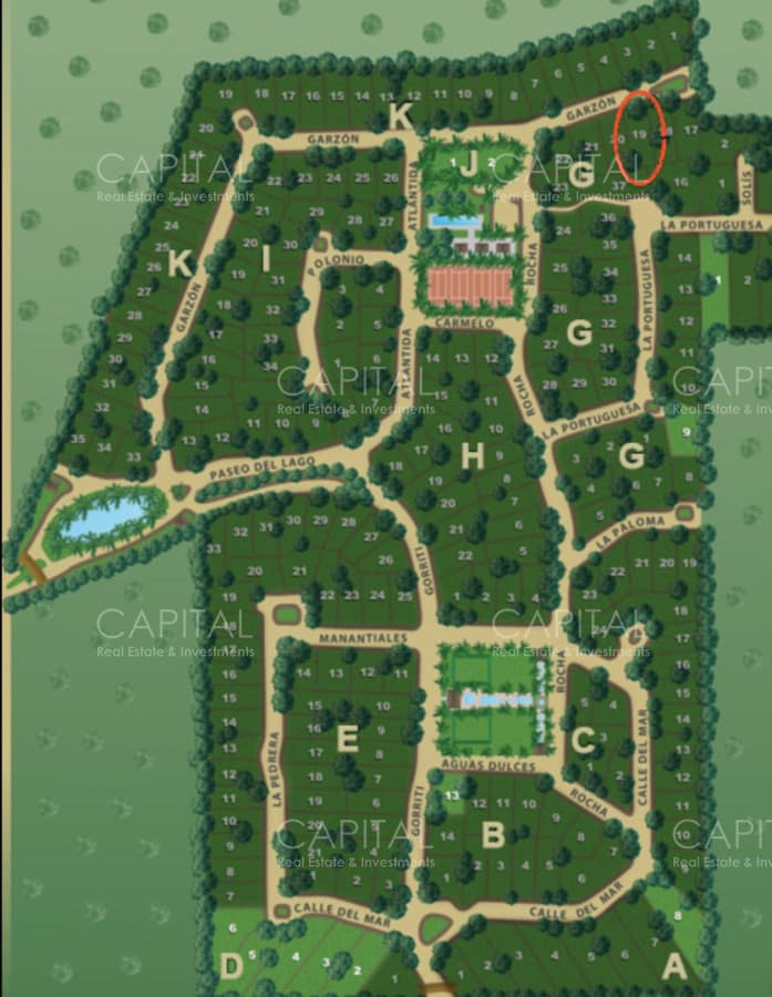 Terreno en barrio cerrado Pinar del Faro en José Ignacio