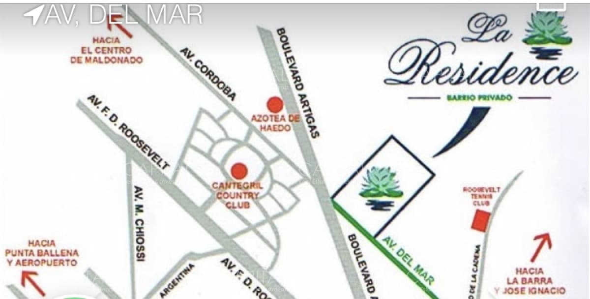Lotes en venta en Barrio Privado LA RESIDENCE, Punta del Este