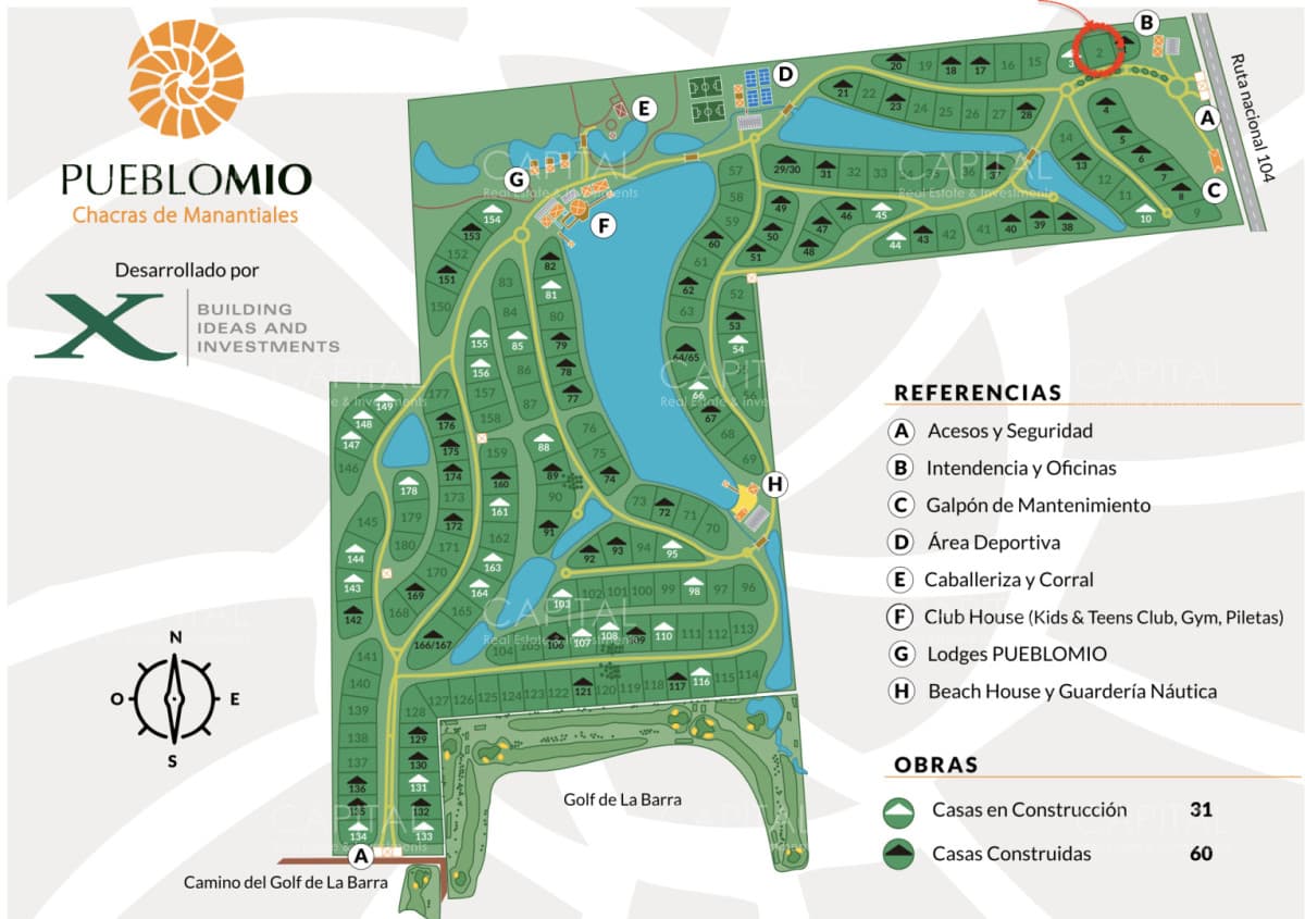 Lote en venta en barrio cerrado Pueblo Mio en Manantiales
