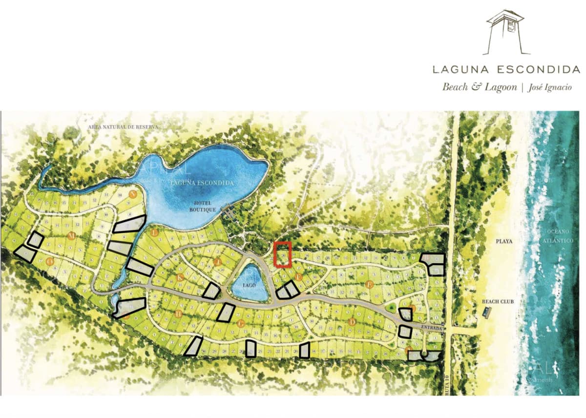 Excelente lote en venta en Laguna Escondida José Ignacio