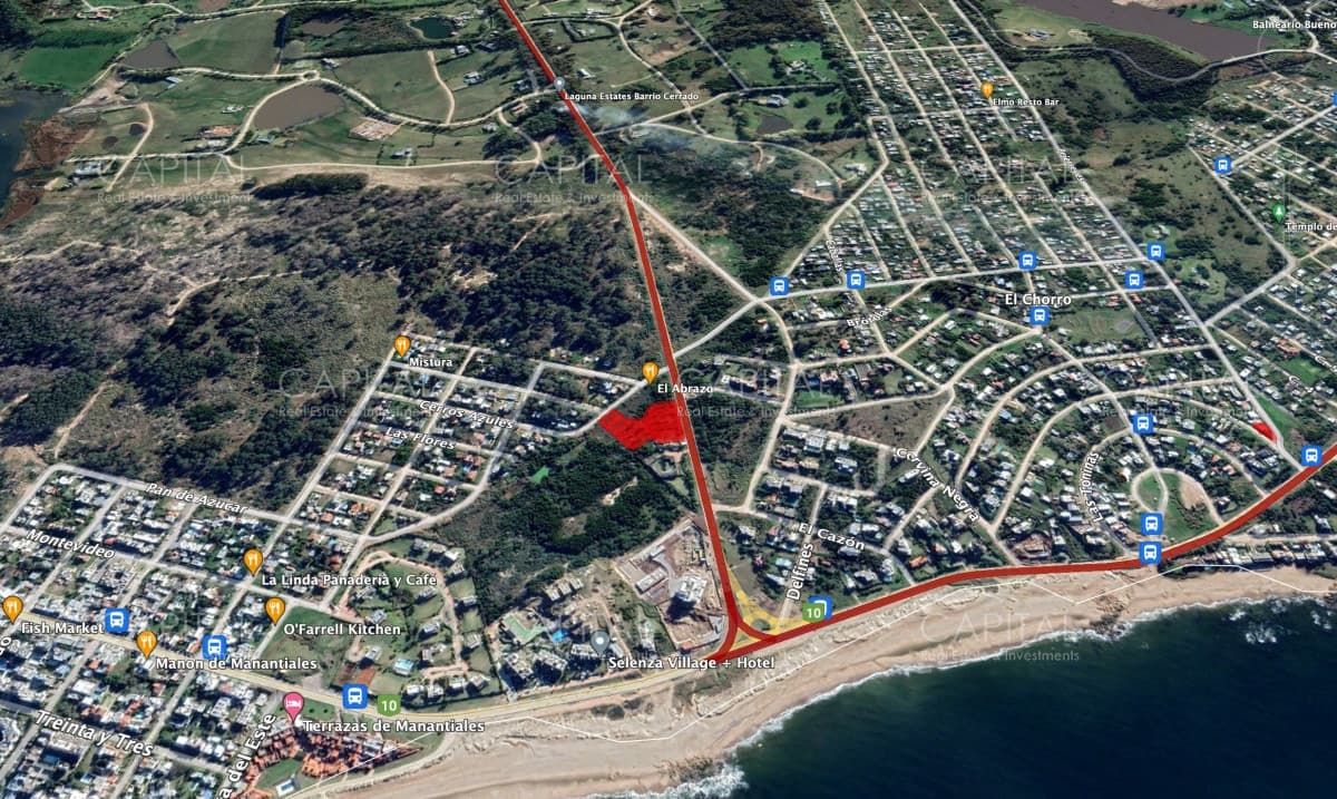 Lote en Venta sobre Ruta 104 Manantiales cerca del Mar
