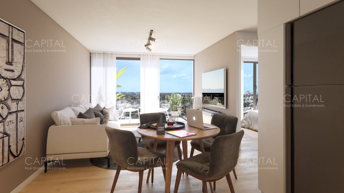 Apartamento 1 dormitorio con terraza en La Blanqueada