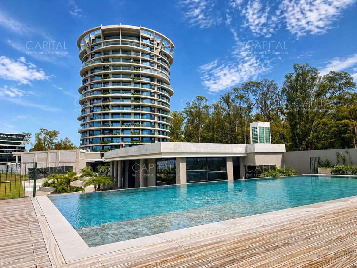 Apartamento dos dormitorios con terraza y parrillero