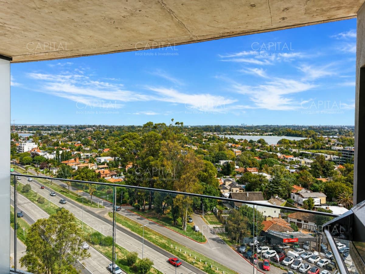 Apartamento dos dormitorios con terraza y parrillero