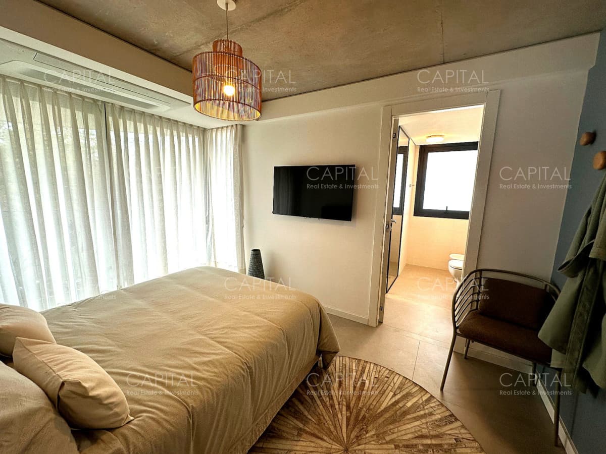 Apartamento 2 dormitorios piso alto en AVA La Caleta | Terraza amplia y parrillero