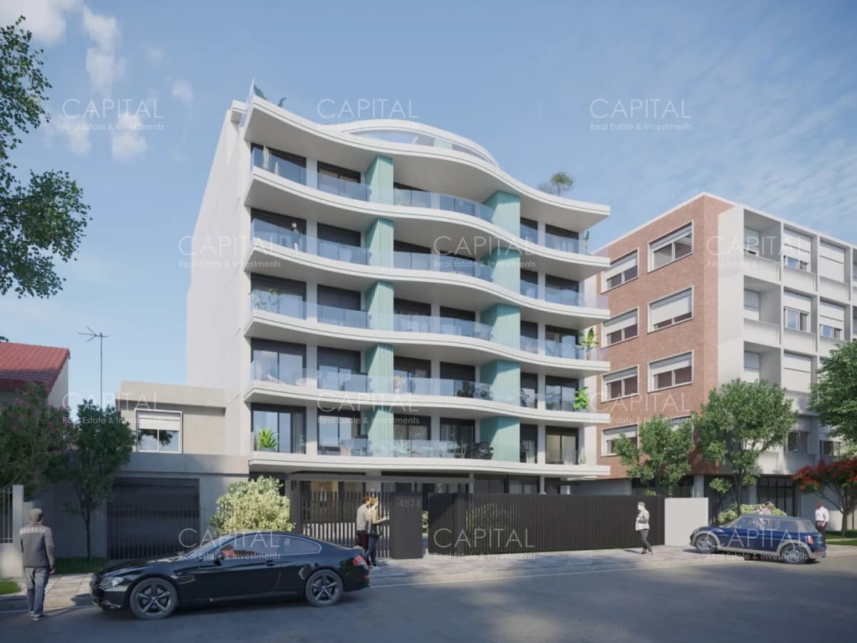 Apartamento UN dormitorio en piso alto con terraza y parrillero en Malvín