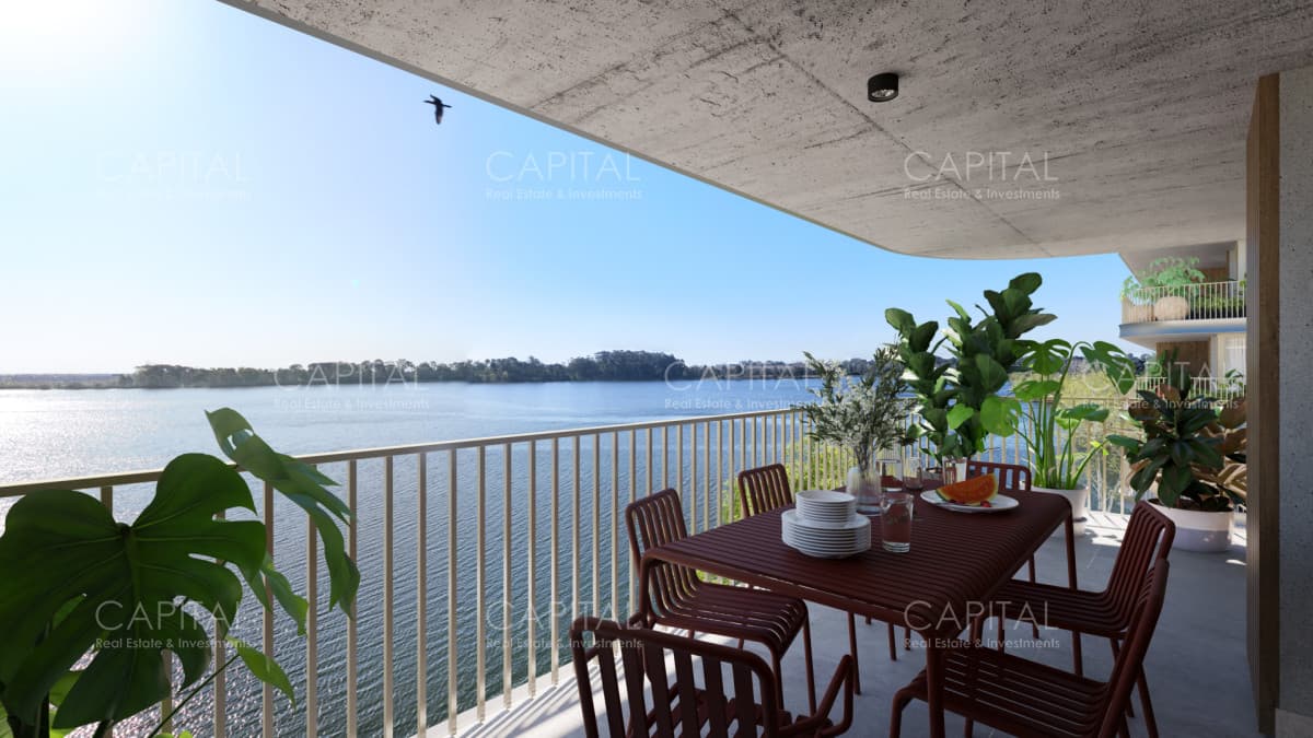 Apartamento con vista al lago en Ciudad de la Costa