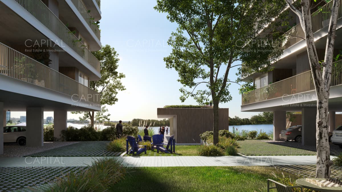 Apartamento dos dormitorios con vista al lago