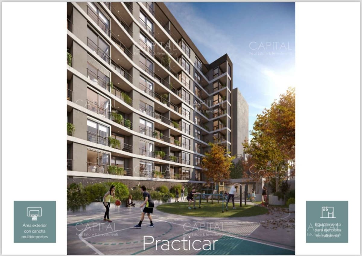 Apartamento de dos dormitorios en venta, Proyecto bajo Ley Promovida de Vivienda. Centro de Montevideo
