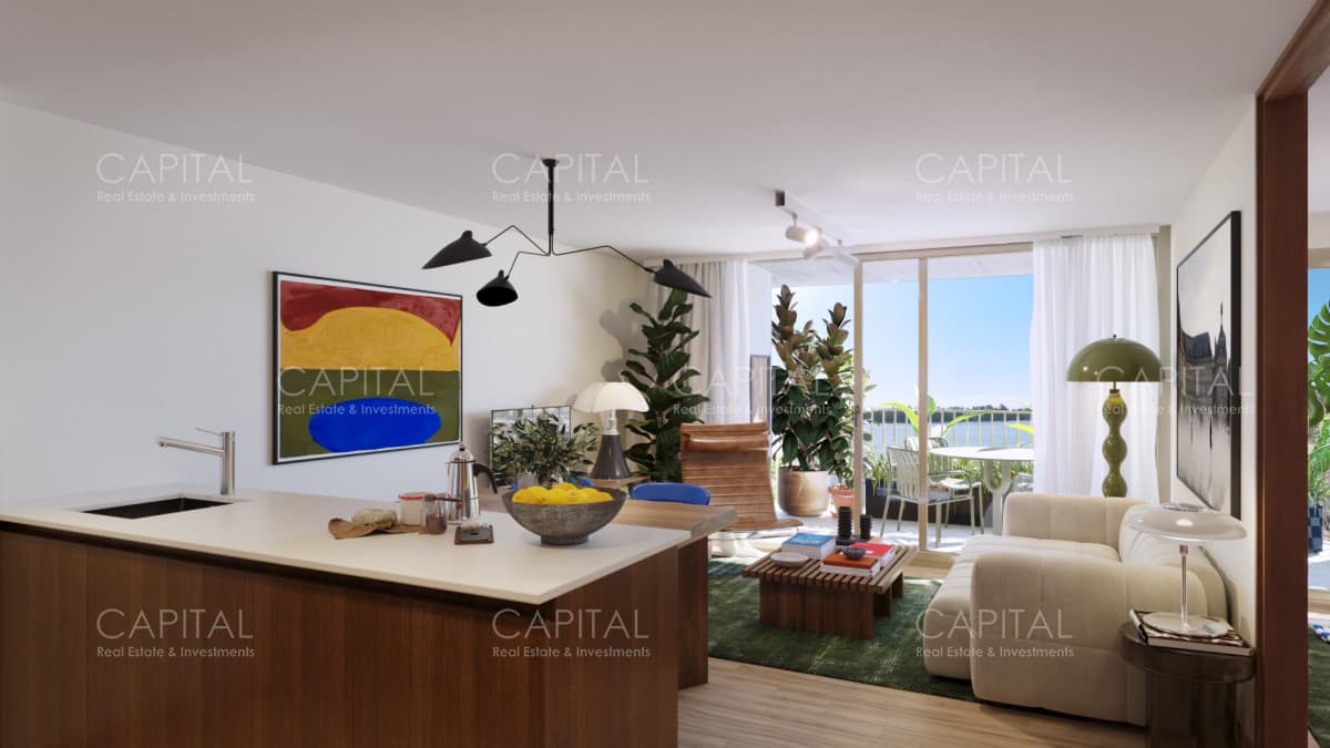 Apartamento dos dormitorios con vista al lago